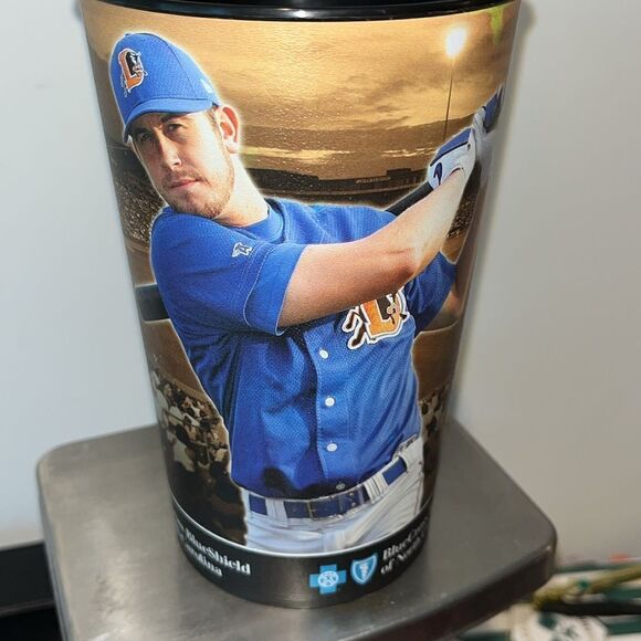 Bull Durham Bulls Evan Longoria Rookie SGA 2011 Plastic Pint Collector Cup - Picture 3 of 3